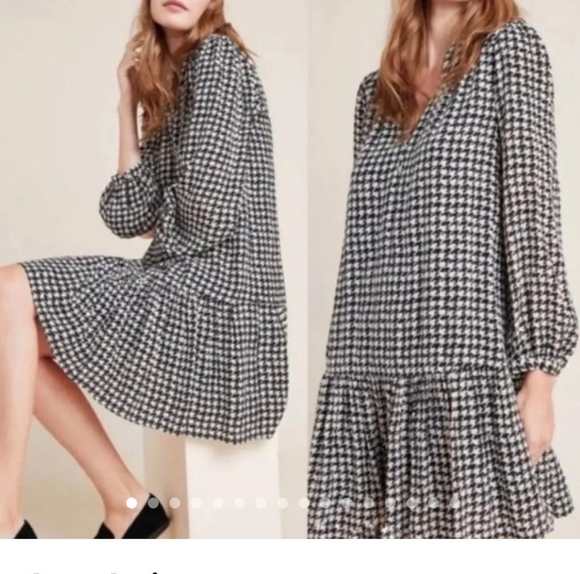 Anthropologie Maeve Checkered Dress - Picture 2 of 8